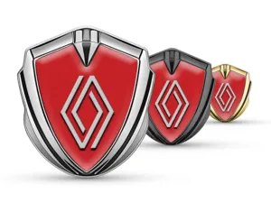 Renault Metallico Emblema Badge Disegno Max Robusto